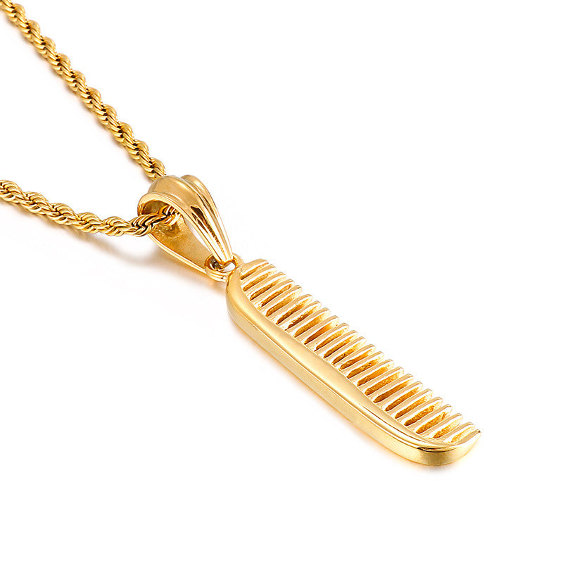 European and American Hip-Hop Style Titanium Steel Pendant for Men