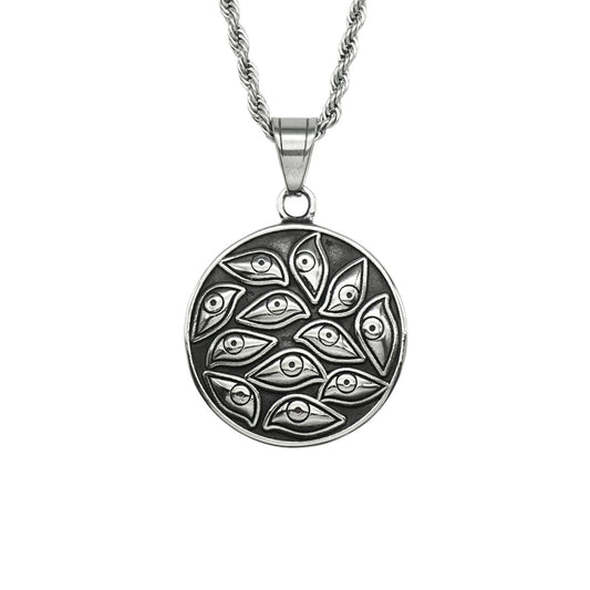 Steel Necklace – Vintage Men's Pendant