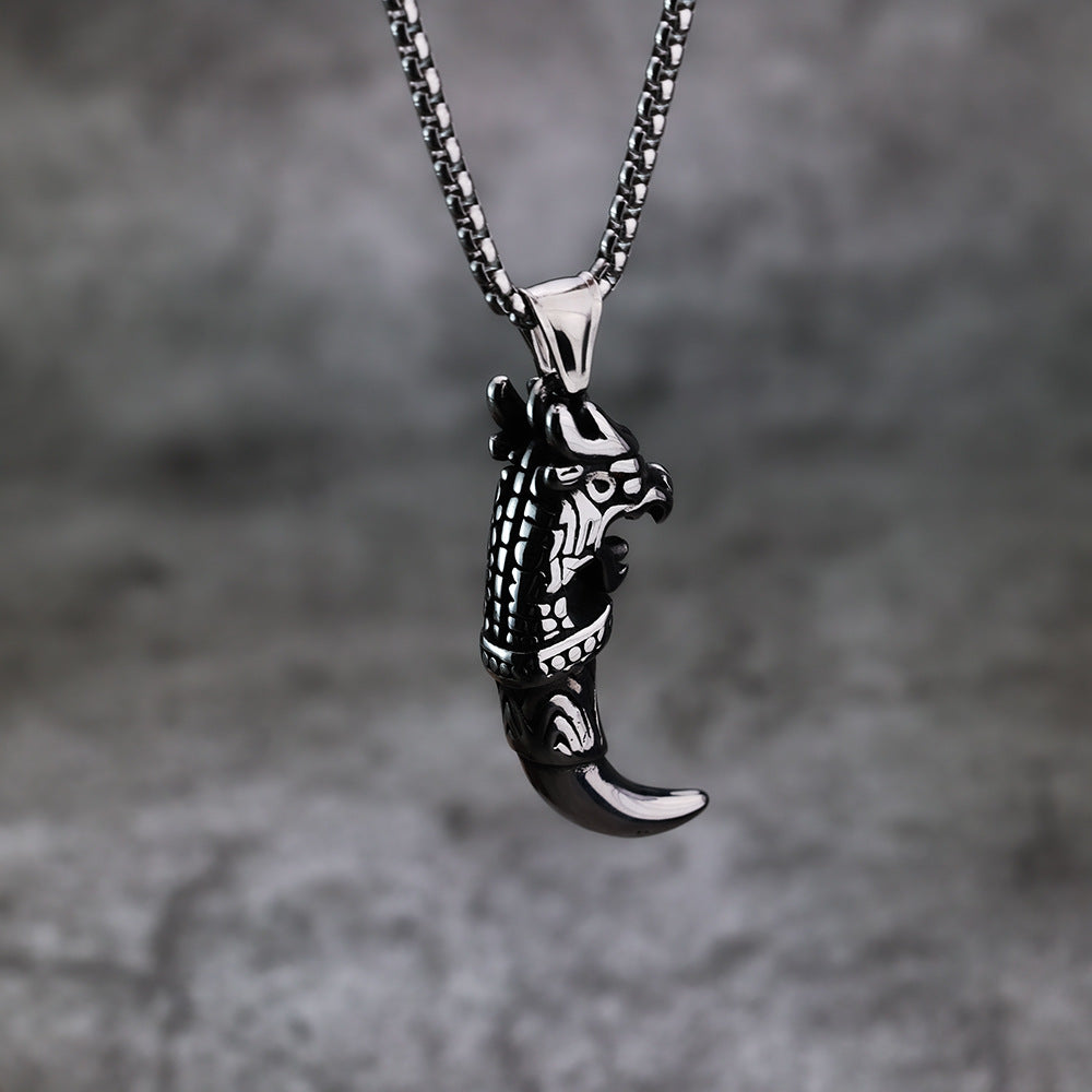 Cross-Border Nordic Viking Pendant Personalized Wolf Tooth Men's Jewelry