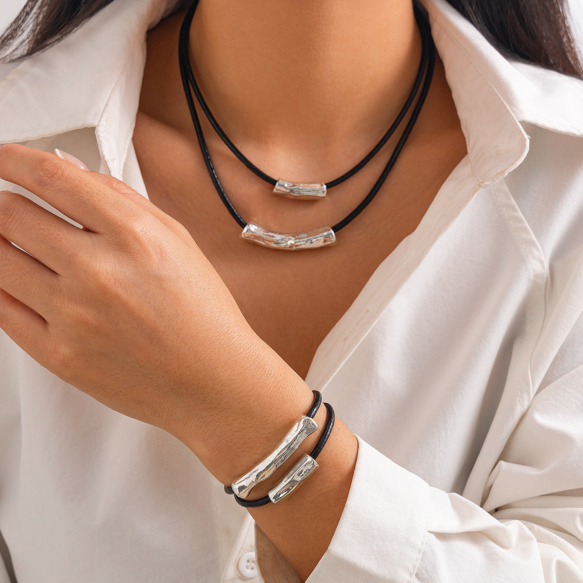 Ethnic Relief Choker & Bracelet Collection