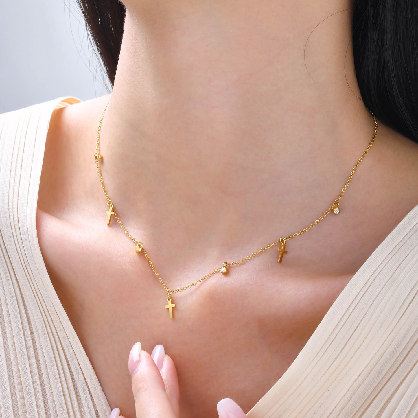 European And American Cross-Border Jewelry Wholesale Gold Necklace