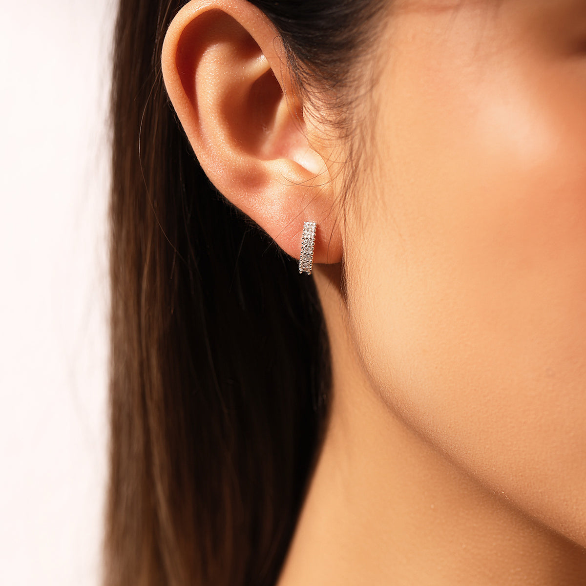 925 Sterling Silver Classic Moissanite Earrings