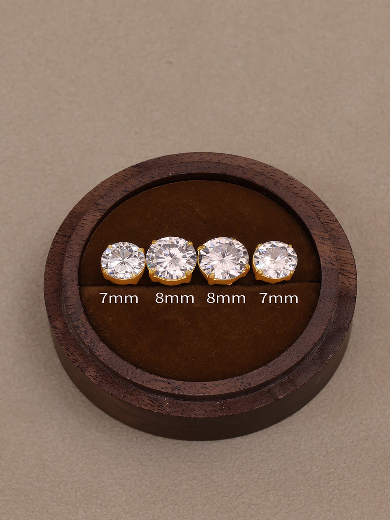Planderful Super Flash 5A Zircon Stud Earrings For Women