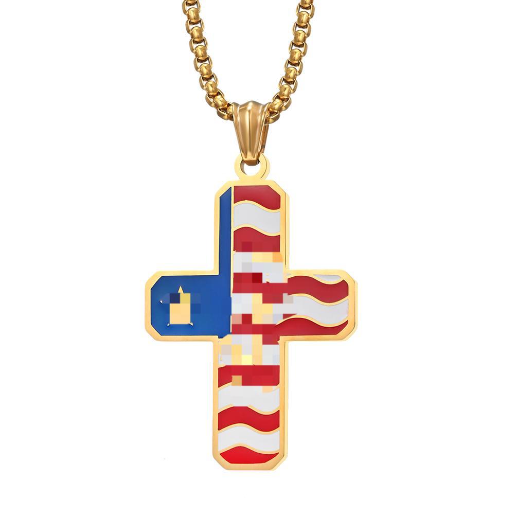 Cross Pendant — Silver, Gold or Black