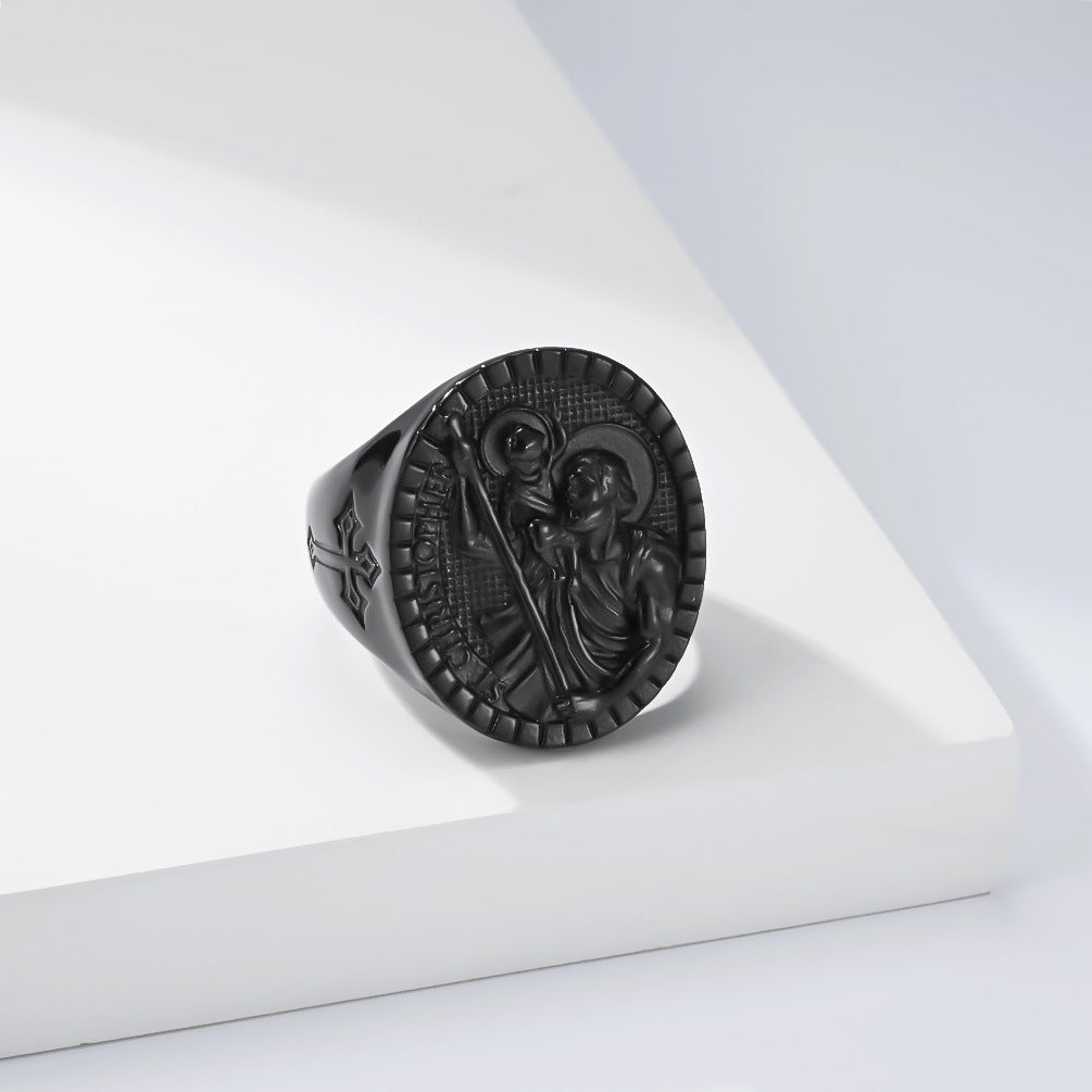Vintage Cross Men's Ring