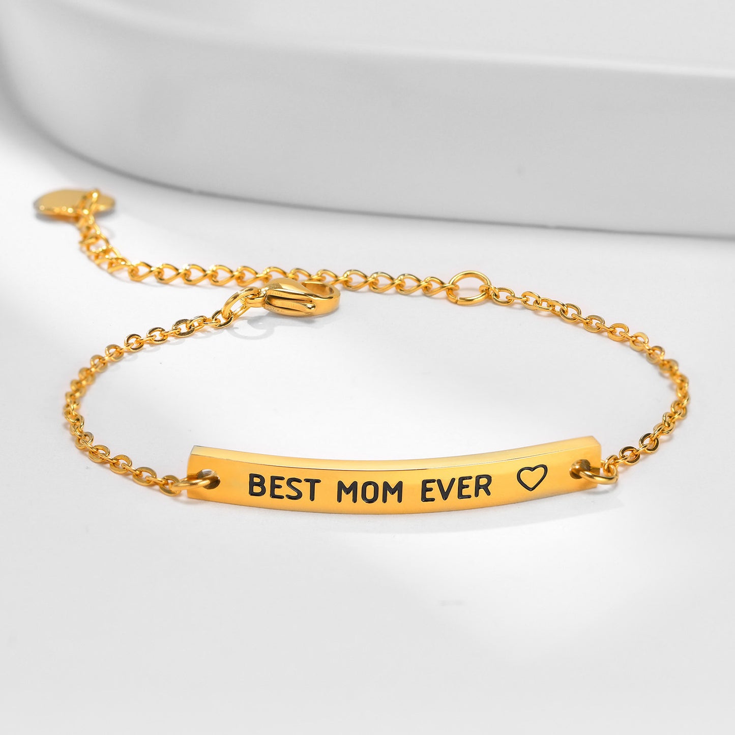 Stainless Steel Bending Plate Corrosion Best Mom Ever Bracelet