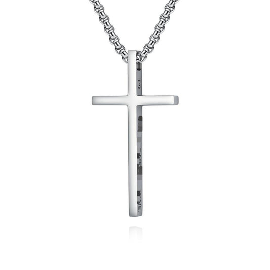Engraved Verse Pendants & Chains — Silver or Black