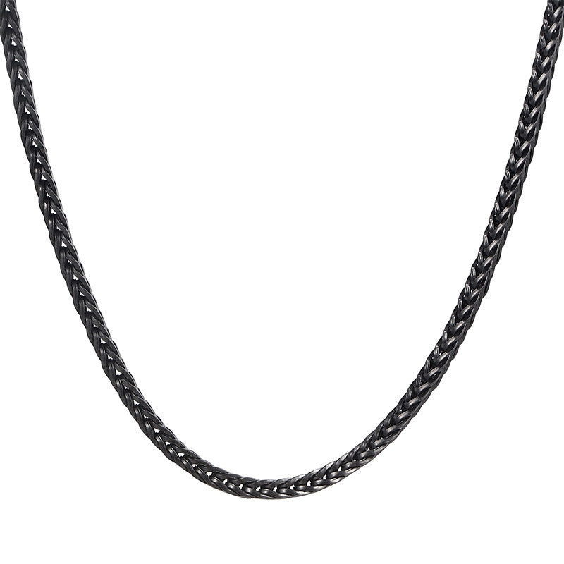 Autumn Product, Korean Version Of Street Shot Positive And Negative Keel Necklace
