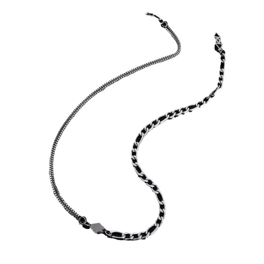 Planderful Jewelry Rhombus Necklace Steel