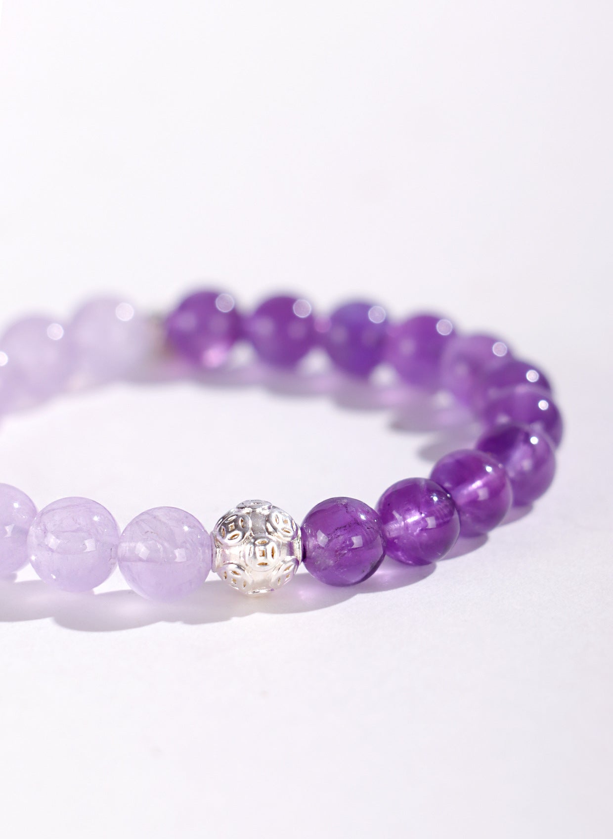 Planderful Fortune's Favor Bracelet – Premium Amethyst Beaded Design