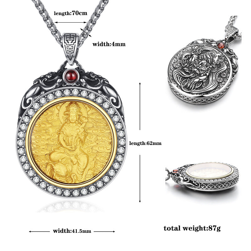 Zircon Necklace – Vintage for Men