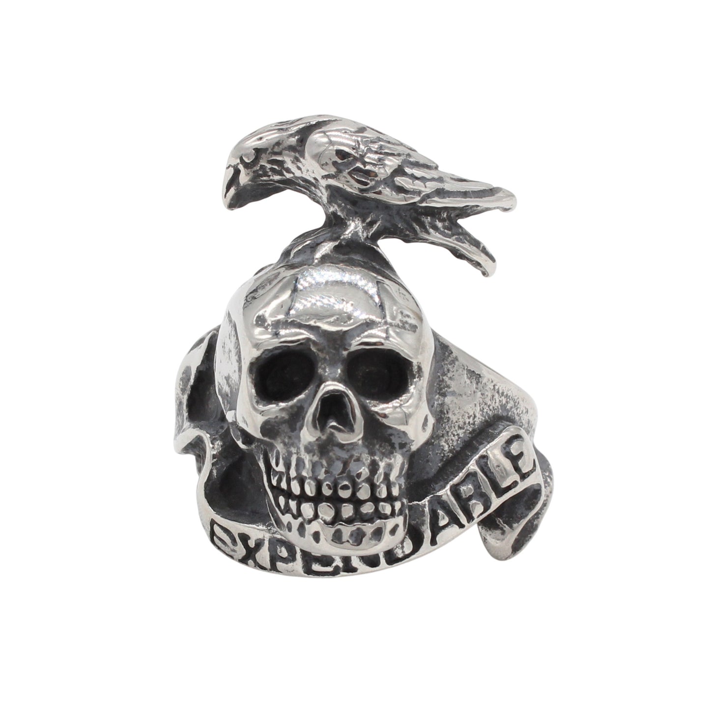 Planderful Everyday Genie – European and American Personalized Retro Skull Men's Titanium Steel Ring