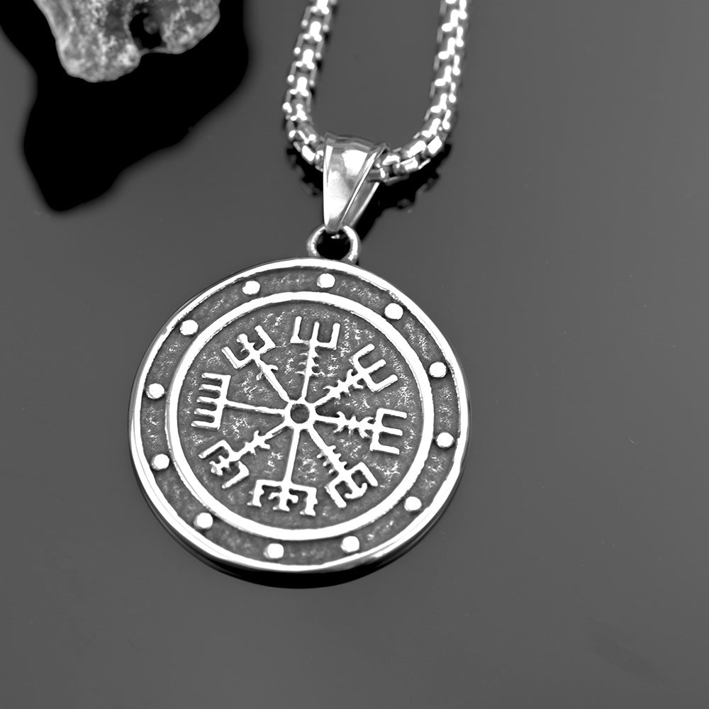 European and American Jewelry Men's Stainless Steel Pendant Necklace