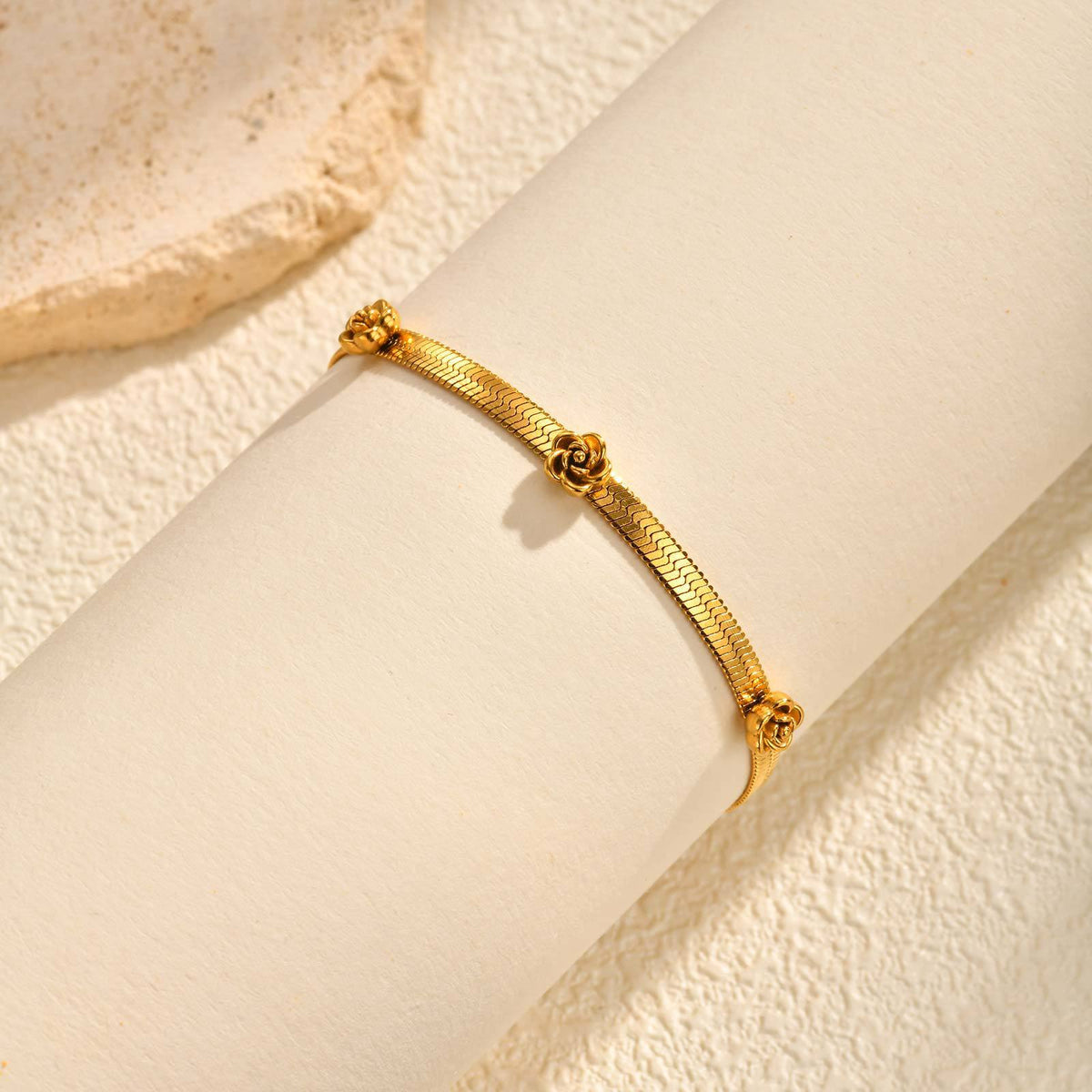 Flower Stainless Steel Bracelet