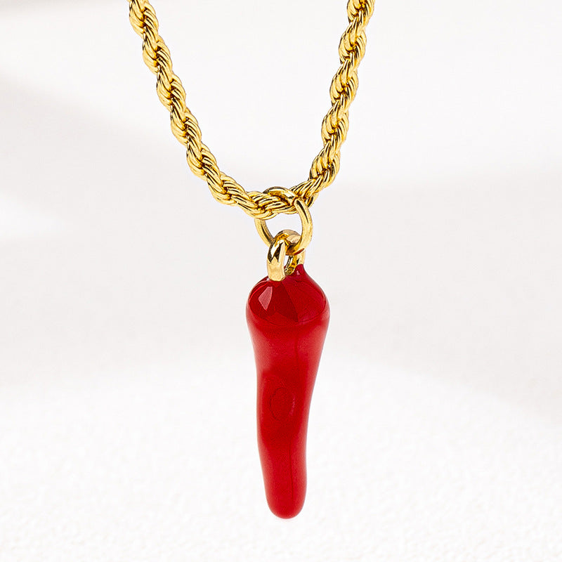 Planderful Fun Cartoon Metal Cross Necklace for Women