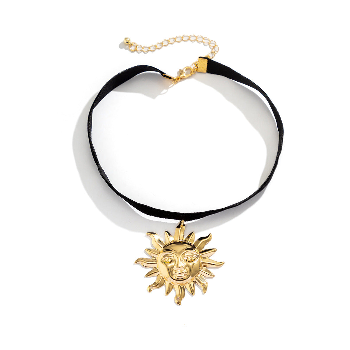 Sunflower Flocking Silk Necklace from Vienna Verve