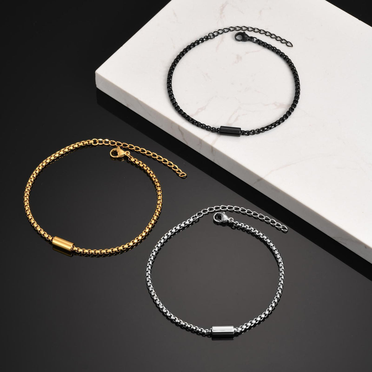 Pearl Stainless Steel Bracelet for Men