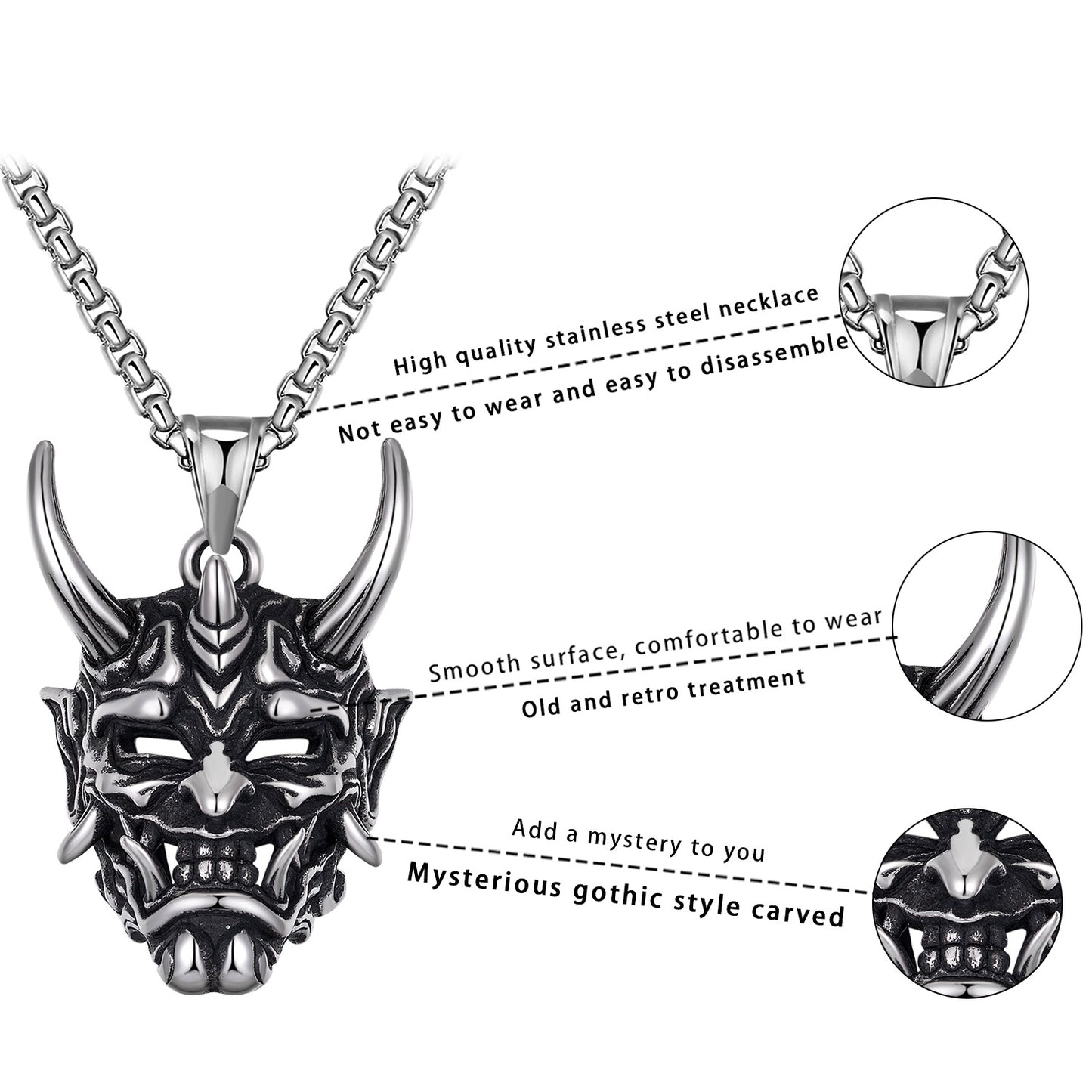 Steel Necklace – Vintage