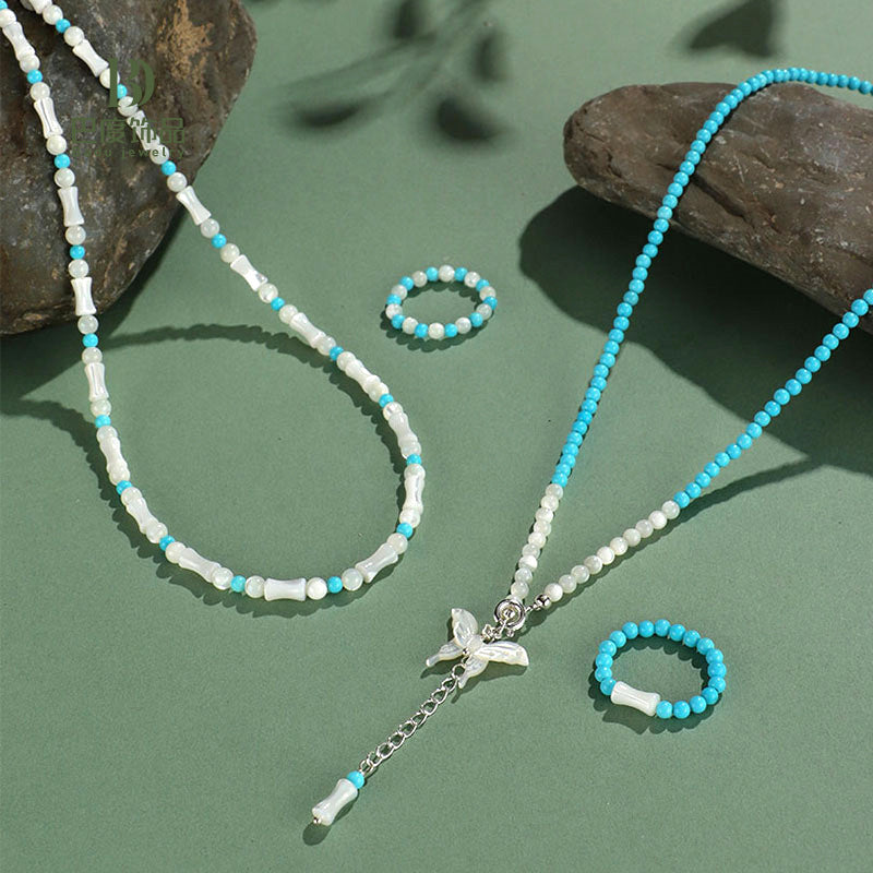 Pearl Butterfly Necklace