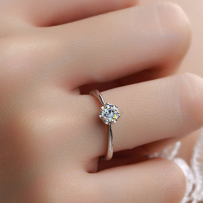 Minimalist S925 Sterling Silver Women's Ring