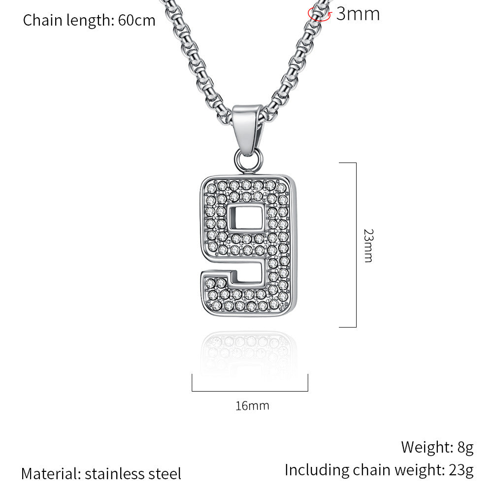 Zircon Necklace - Luxury Streetwear Pendant For Modern Hip Hop Style And Bold Everyday Look