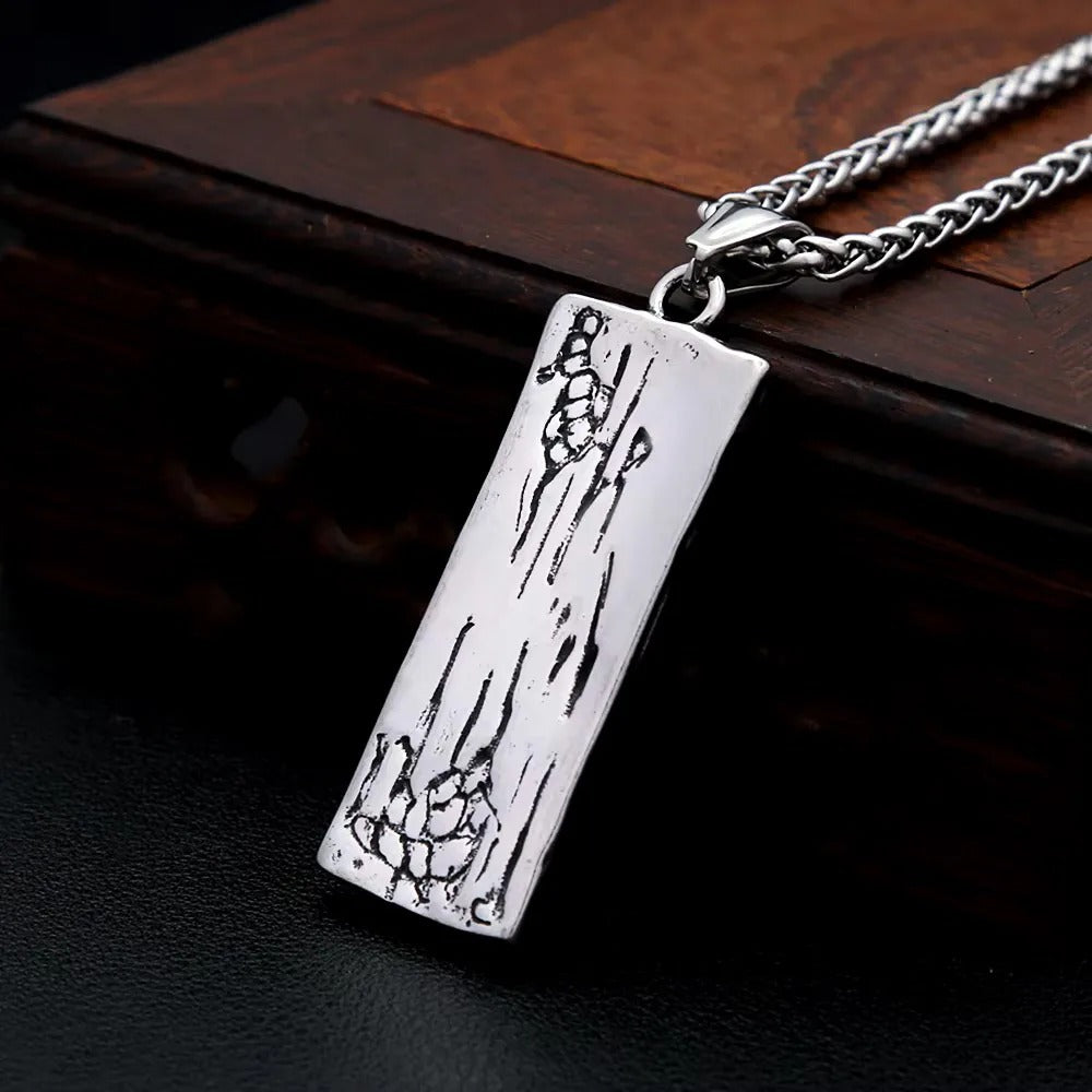 Vintage Viking Stainless Steel Men's Pendant Necklace