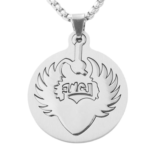 Personalized Retro Titanium Steel Eagle Pendant Necklace for Trendy Men