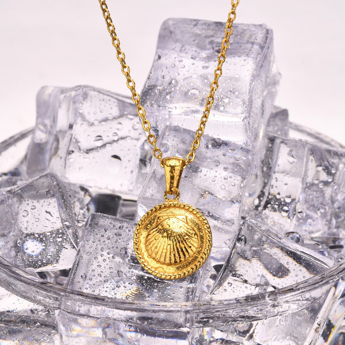 Shell Stainless Steel Necklace for Women