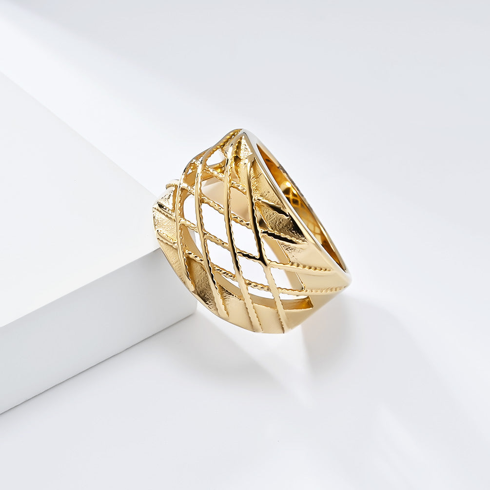Steel Ring – Luxury Everyday Genie Collection Daily Wear Accessory For Everyday Style And Confidence