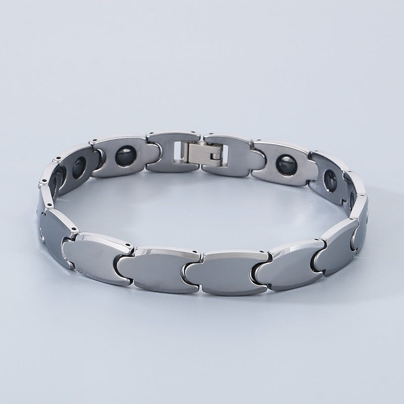 Planderful Everyday Magnetic Tungsten Bracelet For Men