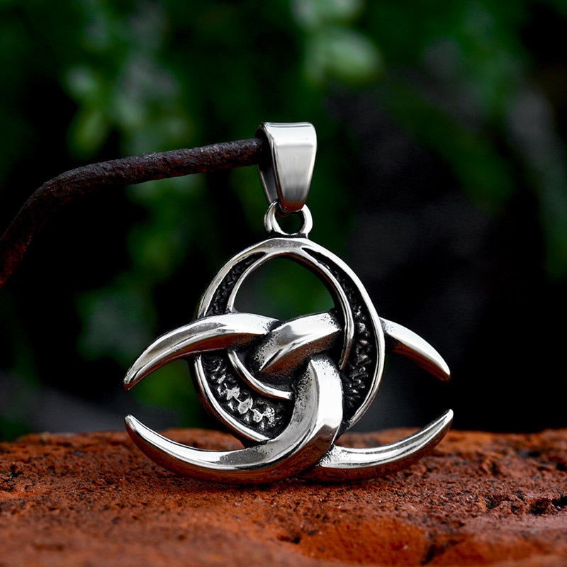 Retro Viking Celtic Knot Pendant in Titanium Steel - Wholesale Stainless Steel Jewelry for Men