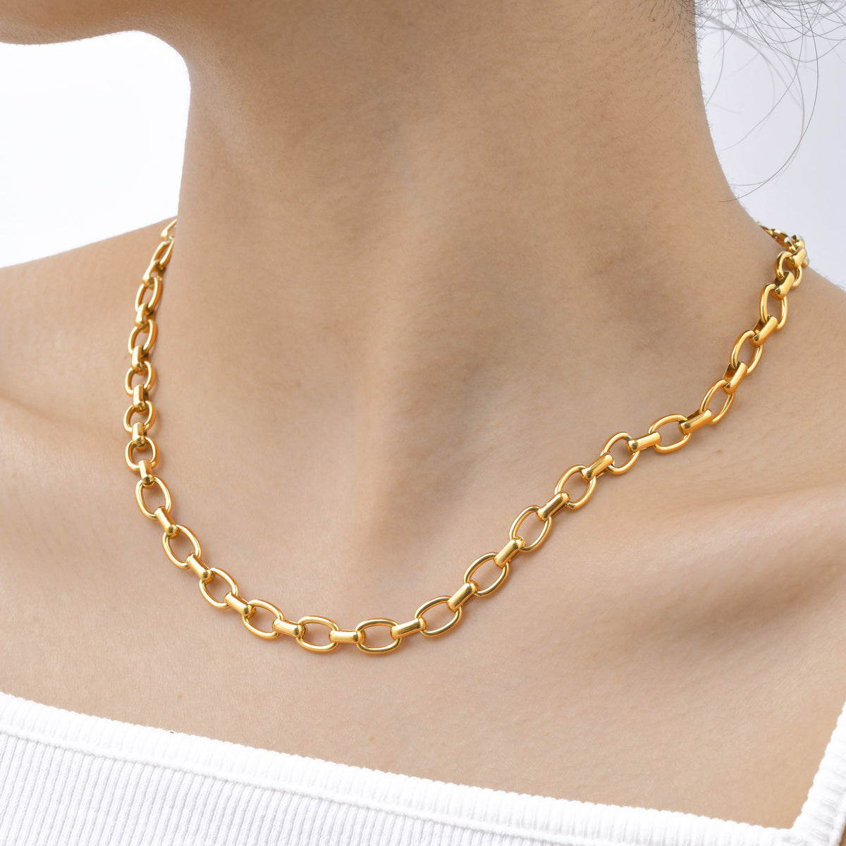 Gold-Plated Stainless Steel Bracelet