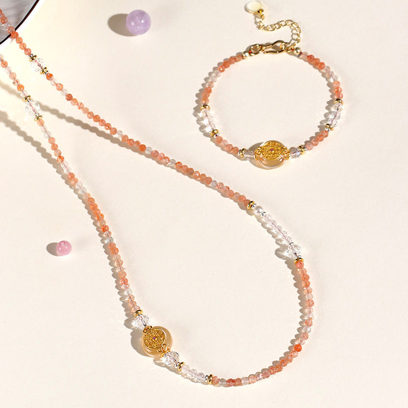 Planderful Fortune's Favor Bracelet – Exquisite Vintage Style Nanhong Beaded Design