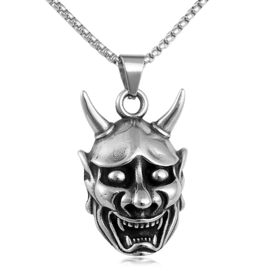 European And American Stainless Steel Horn Monster Pendant