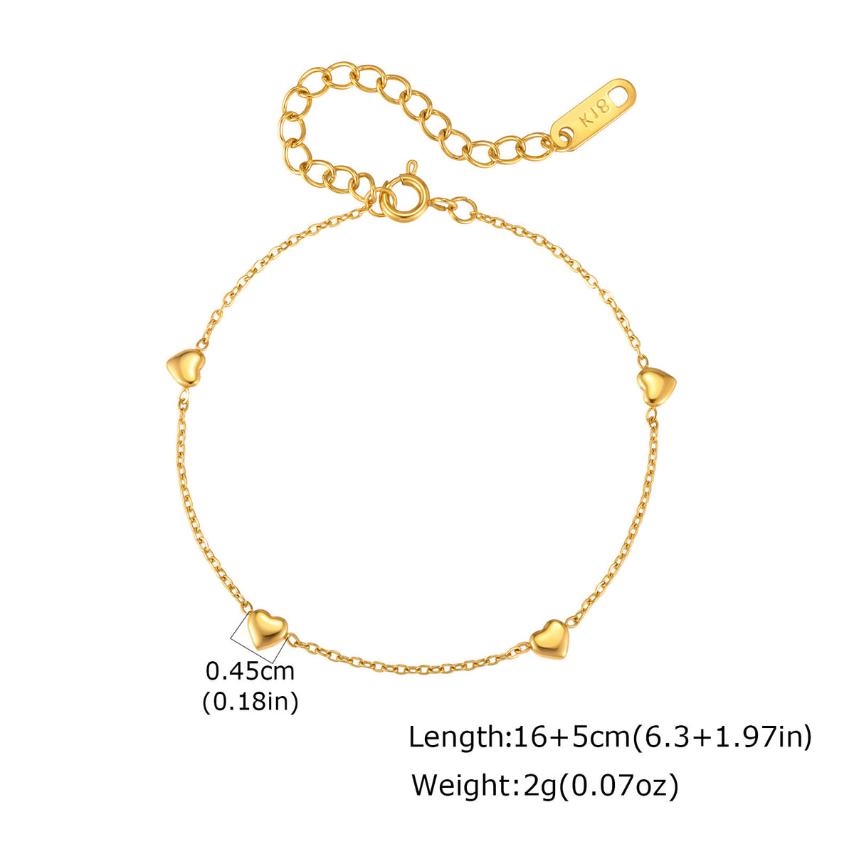 Heart Stainless Steel Bracelet