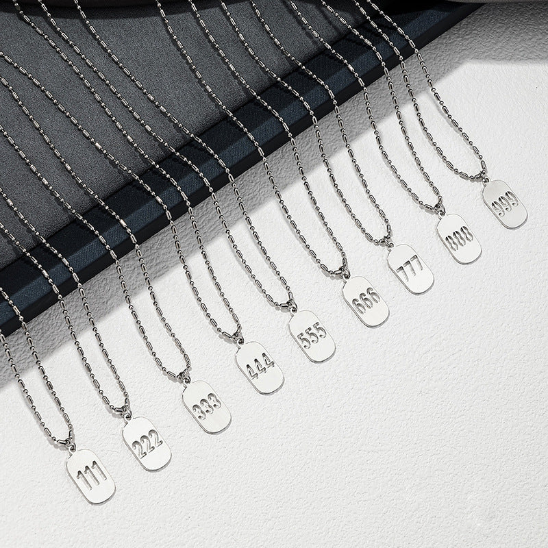 Metallic Digital Pendant Necklace - Vienna Verve Collection