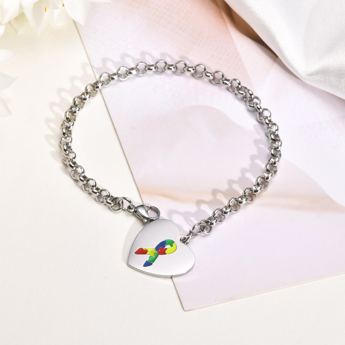 Heart Stainless Steel Bracelet