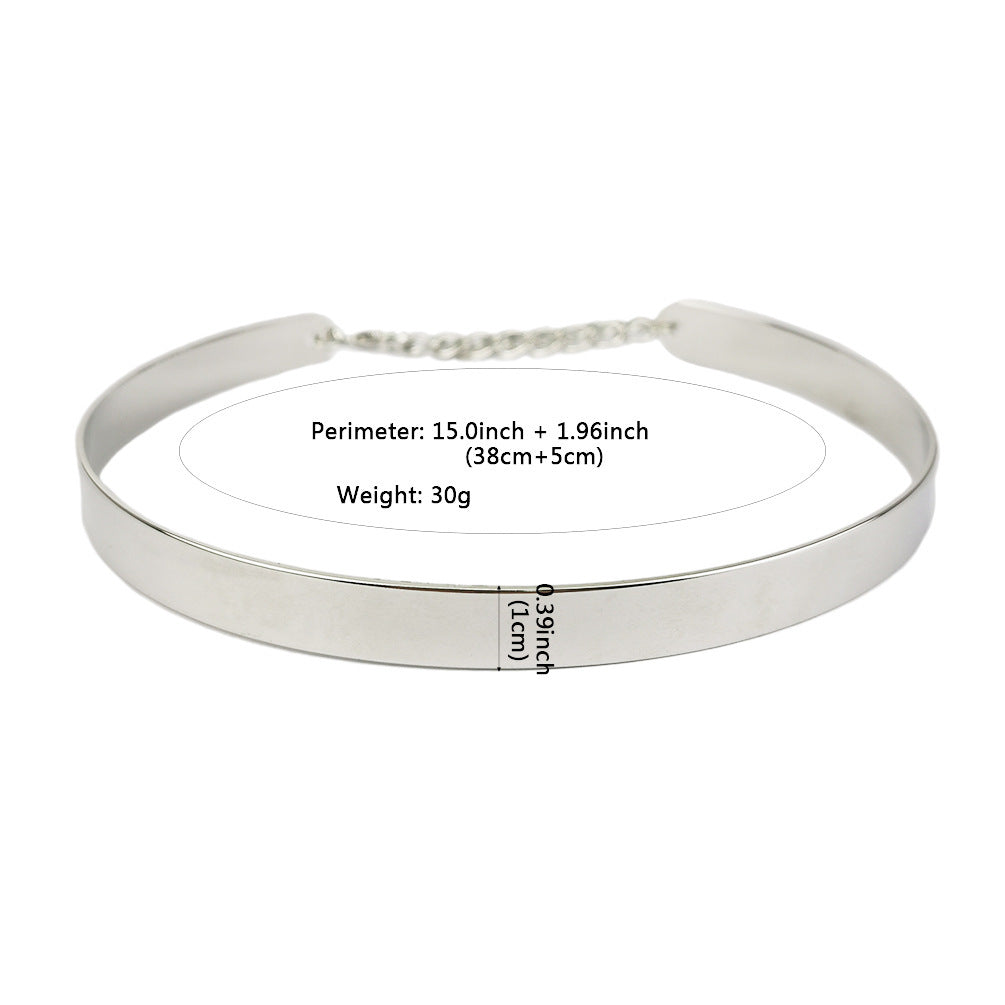 Planderful Savanna Rhythms Alloy Choker – Exaggerated Fashion Statement