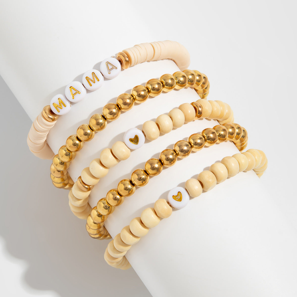 Planderful Vienna Verve Bracelet – Exaggerated Multi-Layered Beaded Design