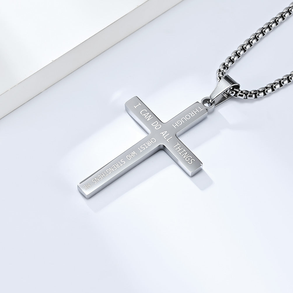 European And American Style Flag Cross Necklace For All