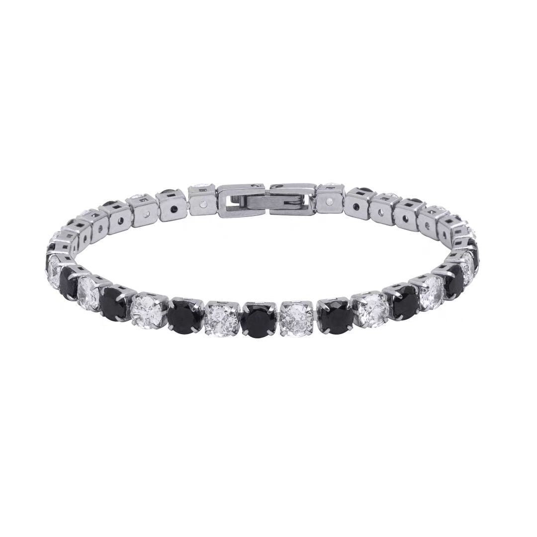 Planderful Jewelry Titanium Steel Zircon Bracelet For Men And Women Fashionable Nonfading Jewelry