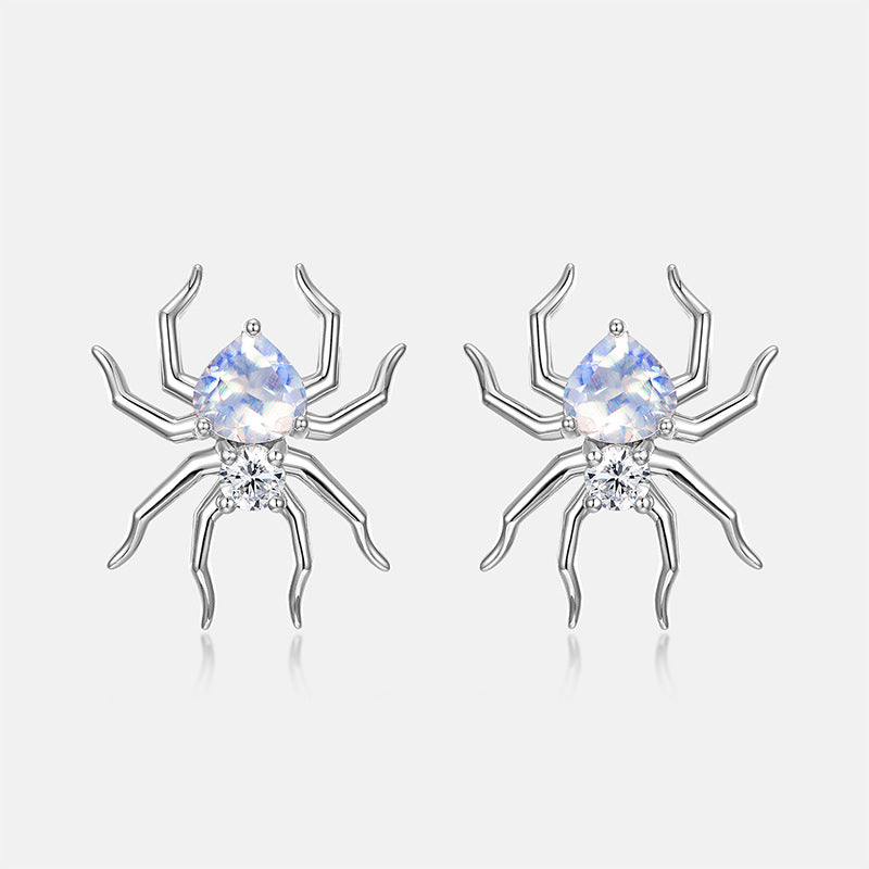 Planderful Everyday Genie Earrings – Colorful Blue Moonlight S925 Silver Design