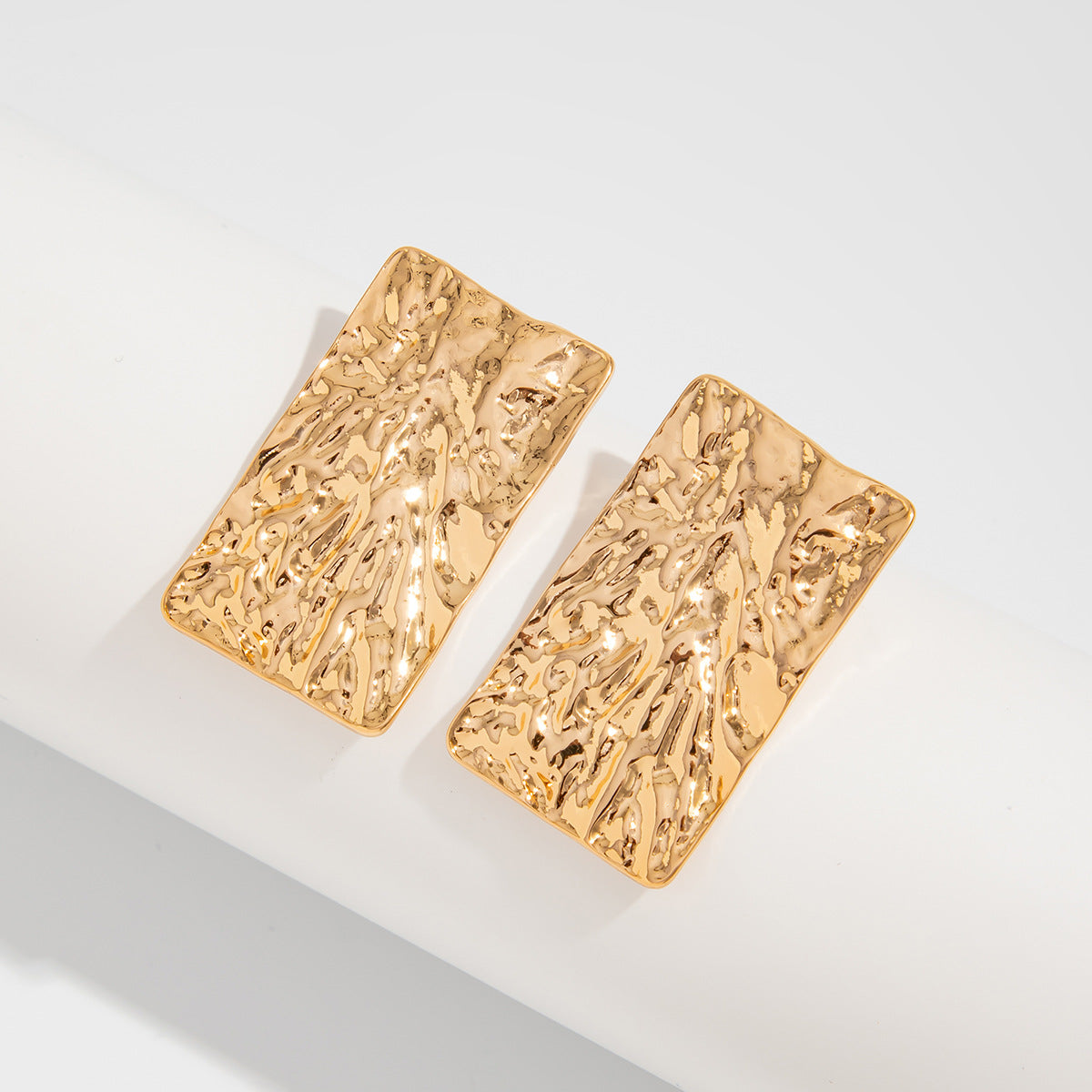 Planderful Vienna Verve Earrings – Elegant Irregular Geometric Design
