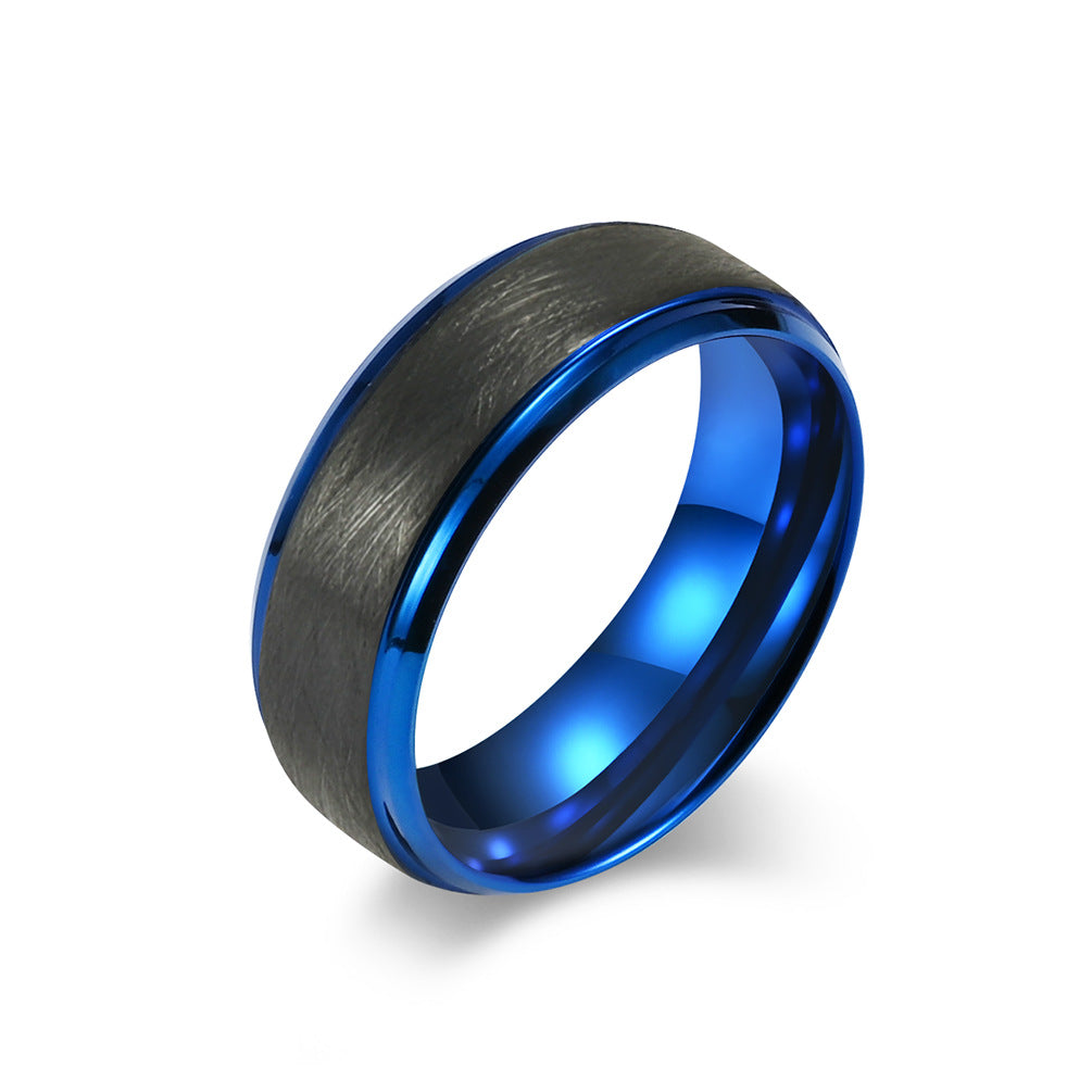 Cross-Border E-Commerce Tungsten Carbide Men's Ring