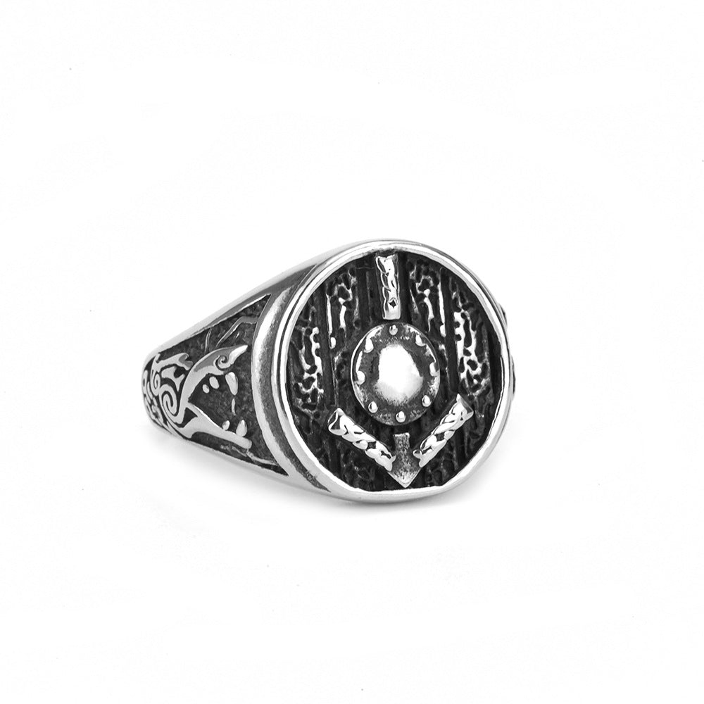 European And American Retro Jewelry Stainless Steel Ring For Men
