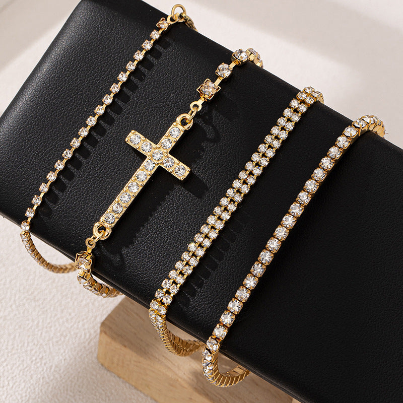 Planderful Vienna Verve Bracelet Set – Elegant Zircon-Encrusted Design