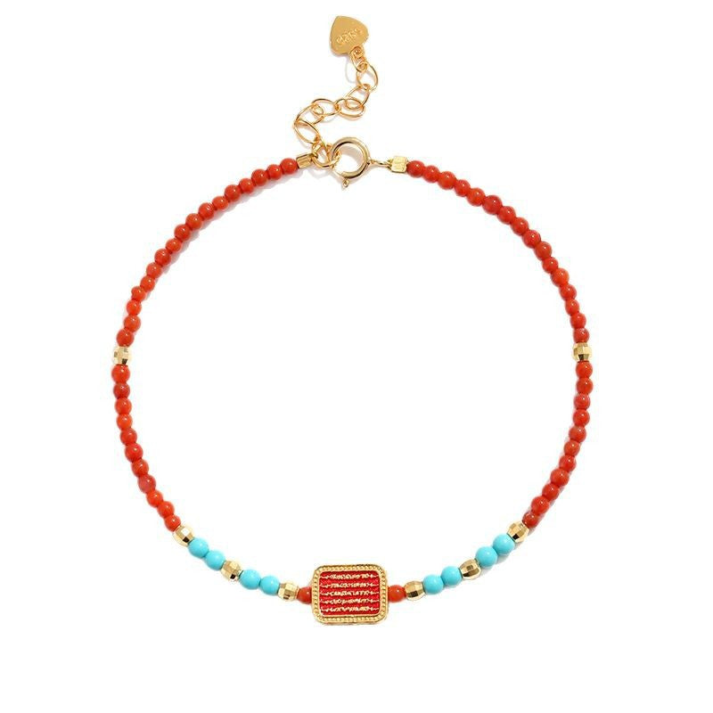 Planderful Fortune's Favor Bracelet – Artistic Turquoise Design