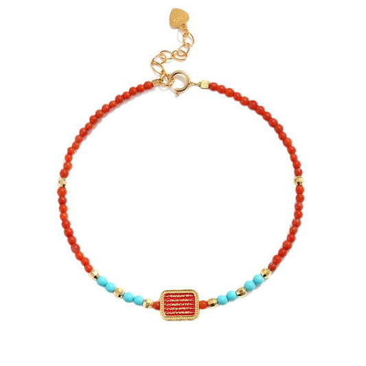 Planderful Fortune's Favor Bracelet – Artistic Turquoise Design