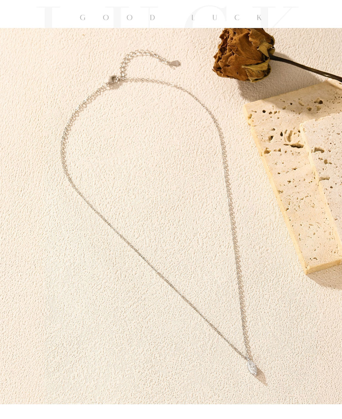 925 Sterling Silver 0.50 ct Moissanite Necklace