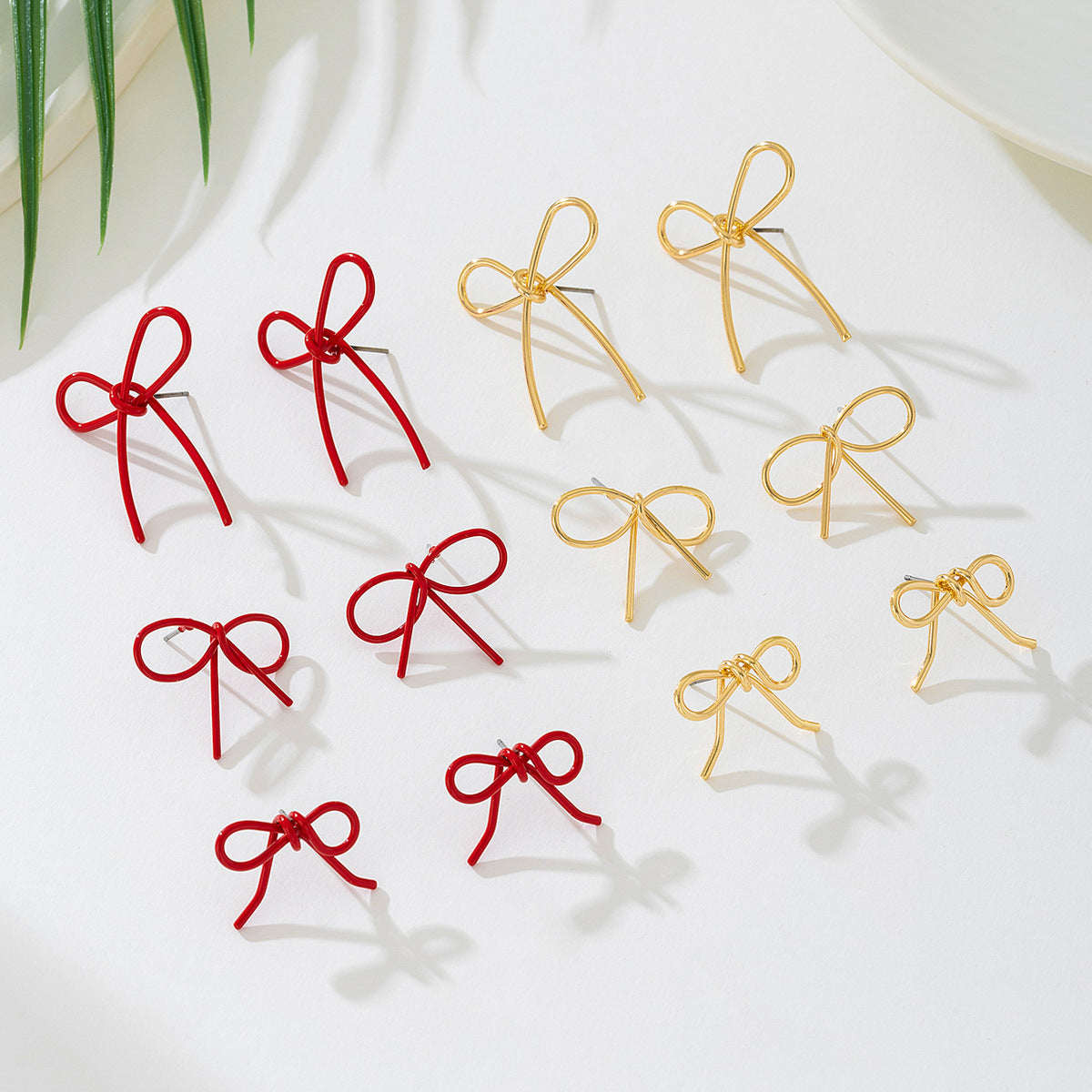 Planderful Vienna Verve Earrings – Elegant Alloy Bow Design